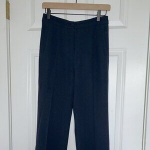 Sezane Martin Trousers Navy Blue (Size 4)